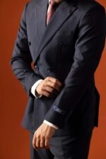 Black Double-Breasted Suit for Men - Image 4
