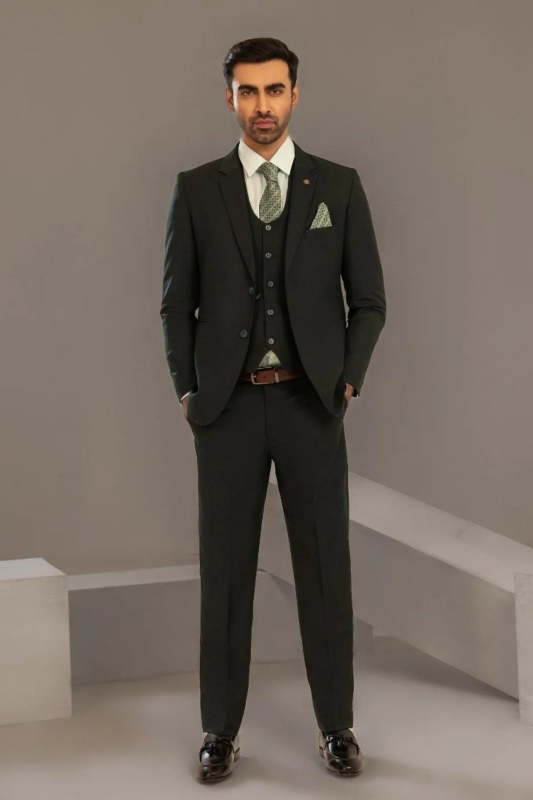 WhatsApp Image 2026-09-07 at 10.01.56 PM (1) Classic Black Three-Piece Suit for Men - Image 1