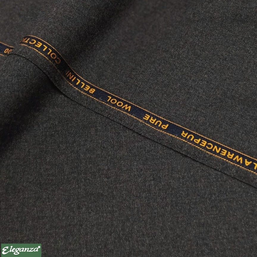 100% WOOL SERGE GREY HAND MADE £350 100% WOOL SERGE GREY Suiting Fabric - Image 1