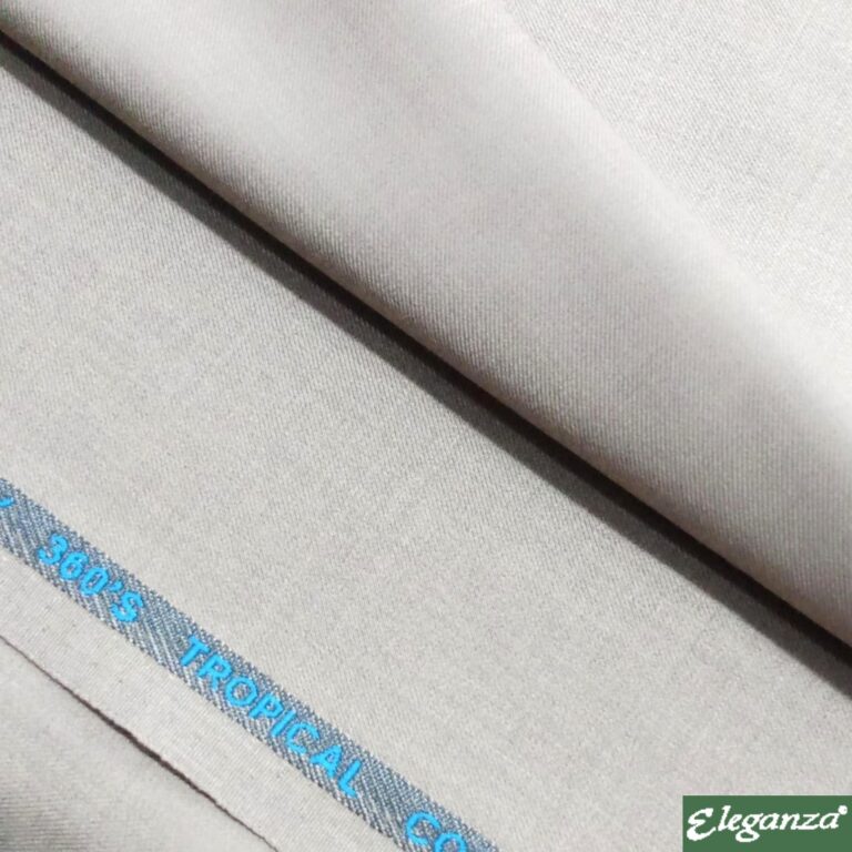 TROPICAL SUITING LIGHT BEIGE HAND MADE £150