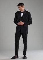 Classic Silk Black Tuxedo Suit Style for Modern Gentlemen
