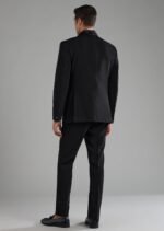 Classic Silk Black Tuxedo Suit Style for Modern Gentlemen - Image 3