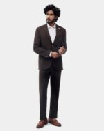Brown Two-Piece Suit for Men - Image 4