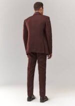 Elegant Wine Blazer Tuxedo for Modern Gentlemen - Image 2