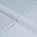 Lawrencepur Kunhar Microfibre Collection White Unstitched Fabric – Premium Men's Wash & Wear