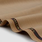 Pasha Gold Line Merino Wool Camel Beige Unstitched Fabric – Premium Men's Wool Suiting