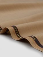 Pasha Gold Line Merino Wool Camel Beige Unstitched Fabric – Premium Men's Wool