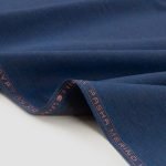 Pasha Australian Merino WoolCot Navy Blue Unstitched Fabric – Premium Men's Wool Blend