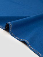 Pasha Australian Merino WoolCot Navy Blue Unstitched Fabric – Premium Men's Wool Blend Suiting - Image 9