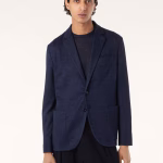 Modern Navy Tailored Blazer