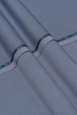 Rajahs Mist Ash Grey Unstitched Fabric – Premium Men's Wash & Wear Suiting - Image 2
