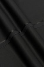 Rajahs Nova Black Unstitched Fabric – Premium Men's Wash & Wear