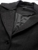 Charcoal Women's Long Coat - Image 3