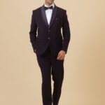 Elegant Purple Tuxedo Suit for Men