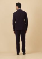 Elegant Purple Tuxedo Suit for Men - Image 2