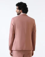 Pink Three-Piece Solid Suit for Men - Image 6