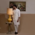 White Embroidered Men’s Waistcoat - Image 4
