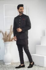 Black Men’s Prince Suit - Image 3