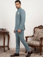 Steel Blue Men’s Prince Suit - Image 2