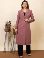Women's Rose Tailored Long Coat - Image 3