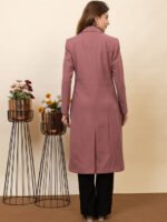 Women's Rose Tailored Long Coat - Image 4