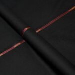 Premium Black Suiting Fabric for Men's Suits - Image 2