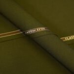 Classic Tropical Olive Green Suiting Fabric