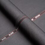 Lawrencepur Estash Dark Grey Wool Blend Suiting Fabric