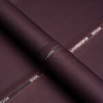 Lawrencepur Estash Burgundy Wool Blend Suiting Fabric - Image 2