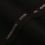 Lawrencepur Estash Black Wool Blend Suiting Fabric